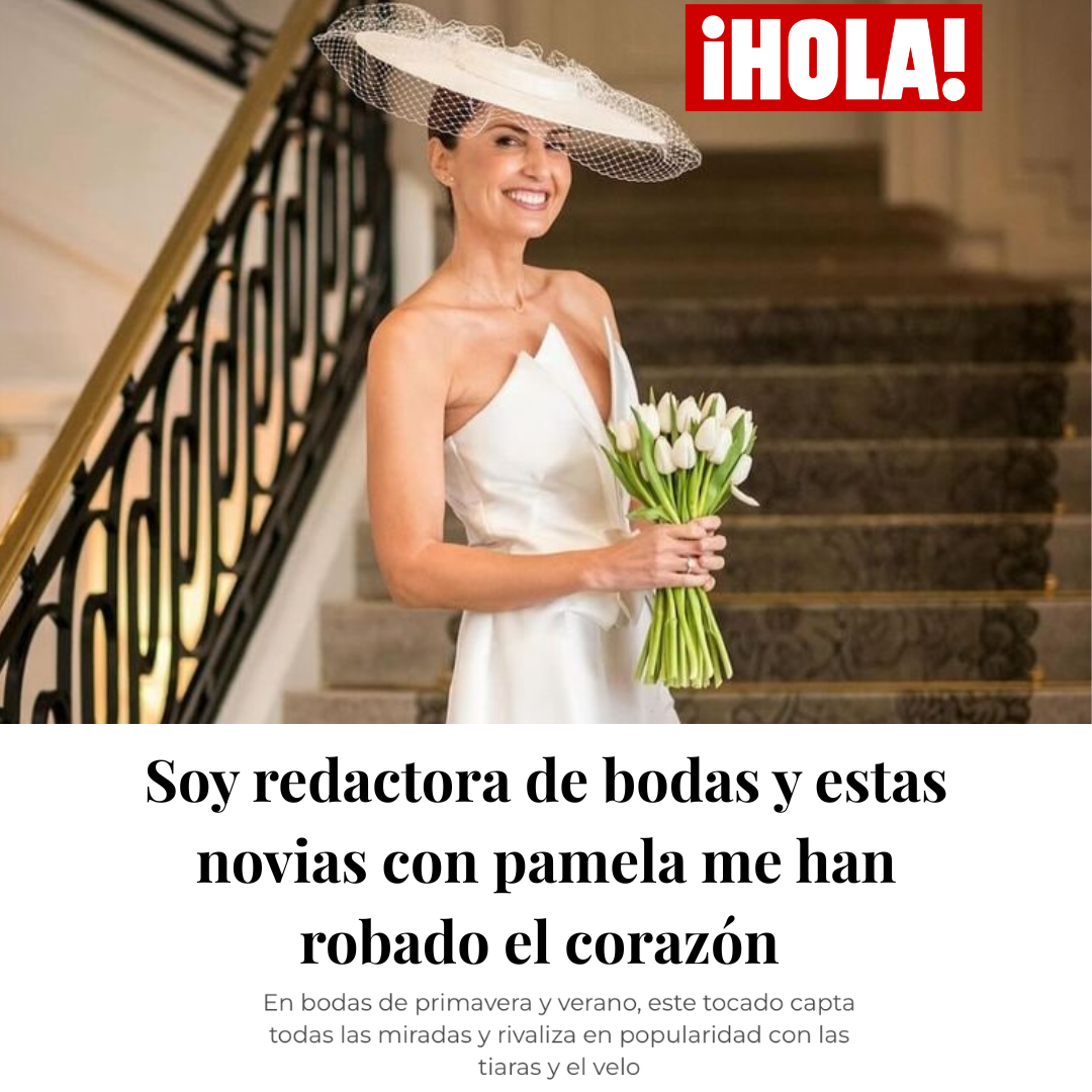 En bodas de primavera y verano, este tocado capta todas las miradas y rivaliza en popularidad con las tiaras y el velo