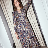 Vestido Claudia Manila Azul