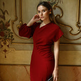 Vestido Daria Granate