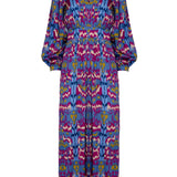 Vestido Mila Malmo Azul y fucsia