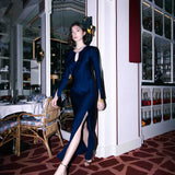 Vestido Angie Navy
