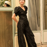Top Nia Print negro