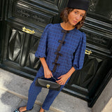 Top Anna Indigo
