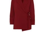 Chaqueta Aziza Crepe granate
