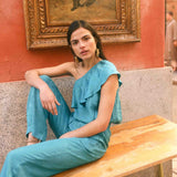 Pantalón Diana Turquesa